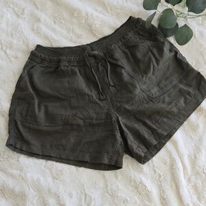 Market & Spruce Jolene Dark Olive Pull On Shorts